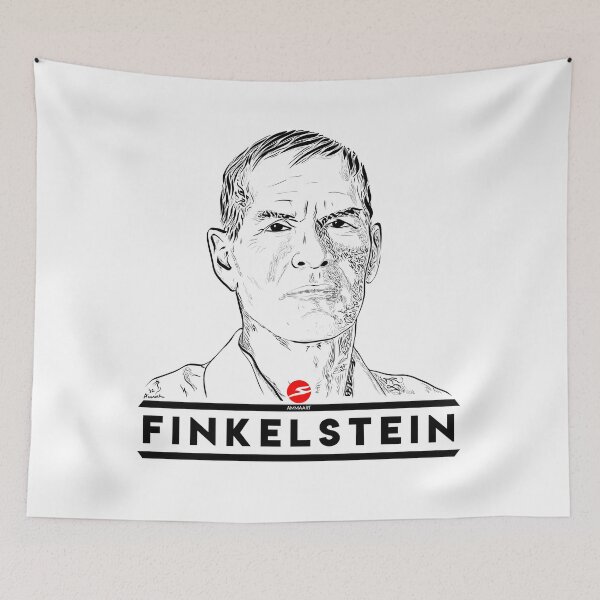 Item preview, Norman Finkelstein Calligraphy Portrait (for Dark Colours) - Original by Ammaart designed and sold by Ammaart.