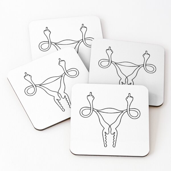 Item preview, Uterus Middle Finger, Angry Uterus, Funny gift. designed and sold by Sarocha Kaewsanod.
