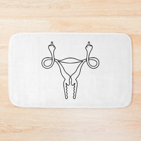 Item preview, Uterus Middle Finger, Angry Uterus, Funny gift. designed and sold by Sarocha Kaewsanod.