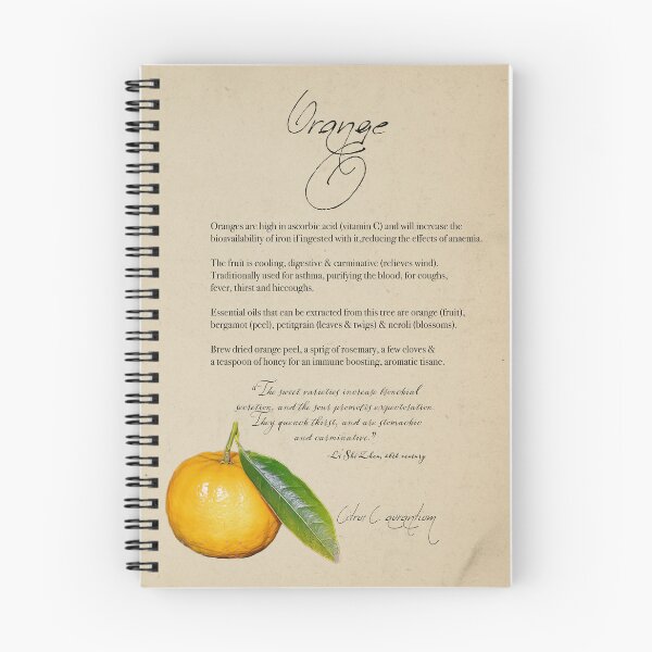 Item preview, Herbal Apothecary: Orange designed and sold by FigTreeMagick.