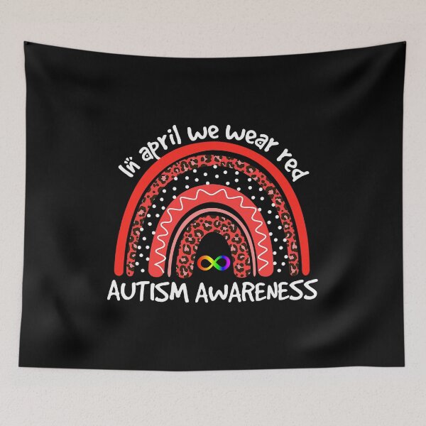 Item preview, In April We Wear Red Instead Autism People Acceptance designed and sold by HaaChris-Artis.