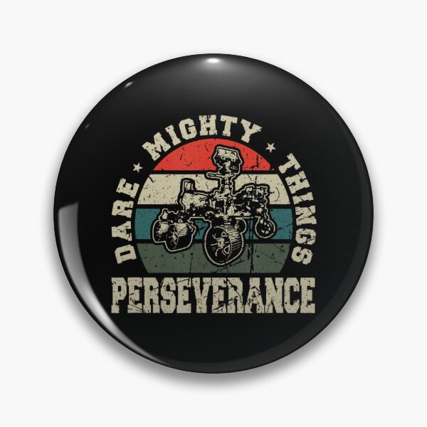 Item preview, Dare Mighty Things Perseverance Mars Rover Vintage Retro Sun designed and sold by ChikoYame.