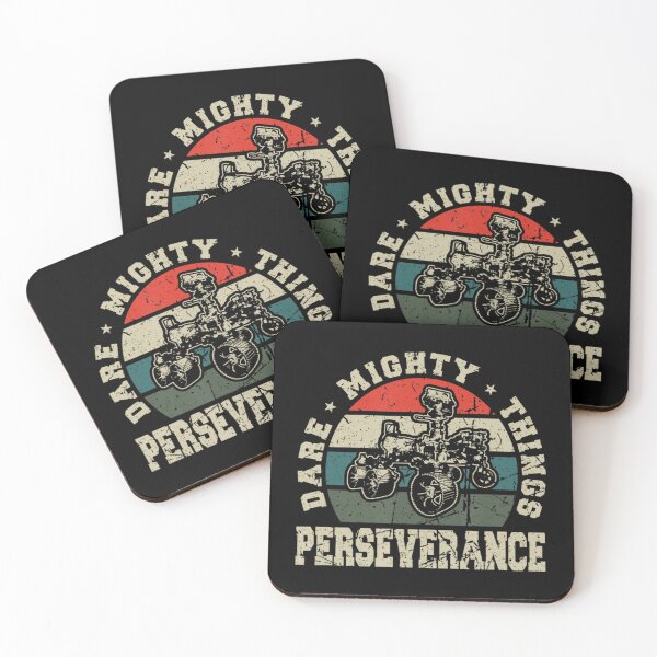 Item preview, Dare Mighty Things Perseverance Mars Rover Vintage Retro Sun designed and sold by ChikoYame.