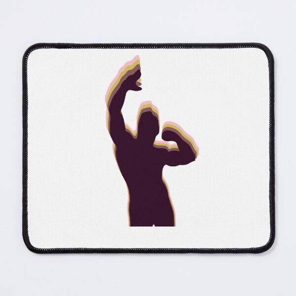 Item preview, Zyzz Pose Colorful Layered Silhouette Maroon designed and sold by designsbyted.