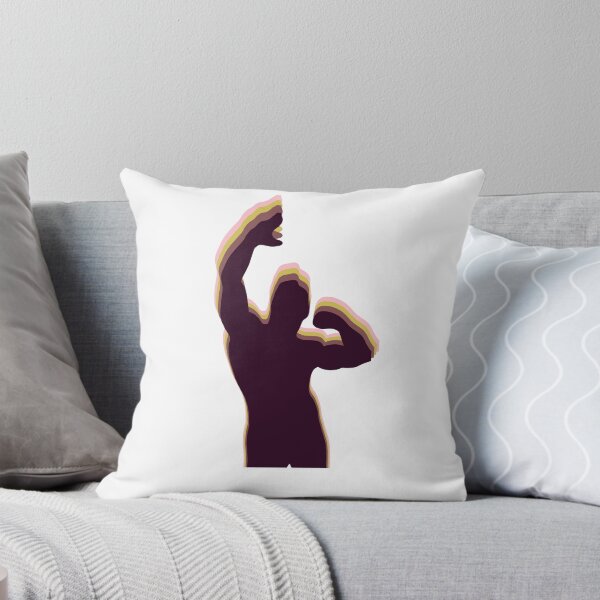 Item preview, Zyzz Pose Colorful Layered Silhouette Maroon designed and sold by designsbyted.