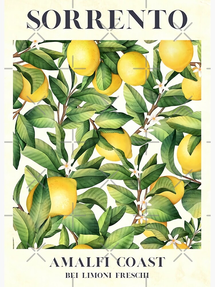 “Sorrento Lemon Amalfi” Poster for Sale by antoinehamm | Redbubble