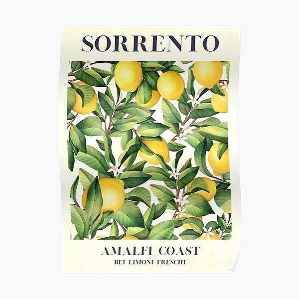 Sorrento Lemon Amalfi Poster