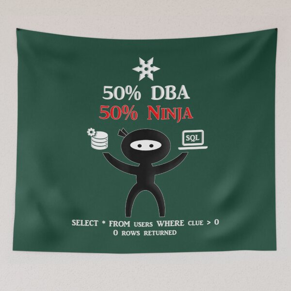 Item preview, Dba I It Merch For Database Admin Sql designed and sold by ChikoYame.