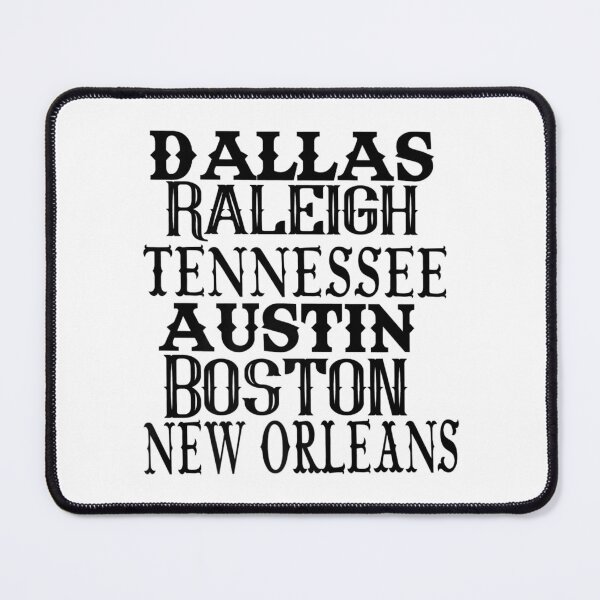 Item preview, Ddid Dallas,Raleigh,Tennessee,Austin,Boston,New Orleans designed and sold by ChikoYame.