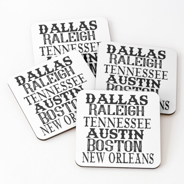 Item preview, Ddid Dallas,Raleigh,Tennessee,Austin,Boston,New Orleans designed and sold by ChikoYame.