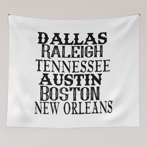 Item preview, Ddid Dallas,Raleigh,Tennessee,Austin,Boston,New Orleans designed and sold by ChikoYame.