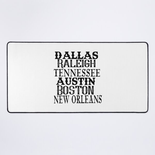 Item preview, Ddid Dallas,Raleigh,Tennessee,Austin,Boston,New Orleans designed and sold by ChikoYame.