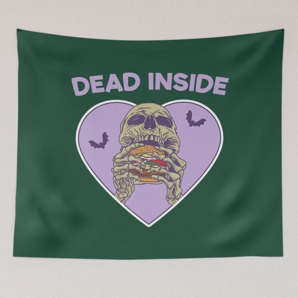 Item preview, Dead Inside Skeleton Yami Kawaii Mental Illness Menhera designed and sold by ChikoYame.