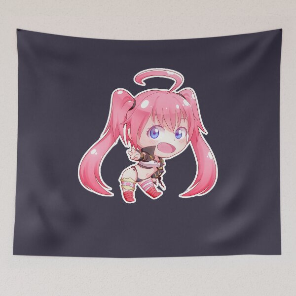Item preview, Pretty Sadly Withdrawing Reincarnated Fantasy New Life Chibi Milim Nava Tensei Shitara Slime Datta designed and sold by Harmony218.