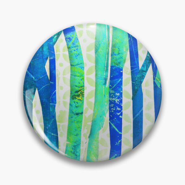 Item preview, abstract trees blue and green designed and sold by handmadehipsters.