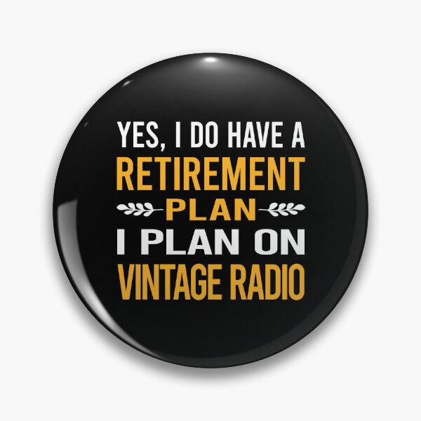 Item preview, My Retirement Plan Vintage Radio designed and sold by shannonim7t.