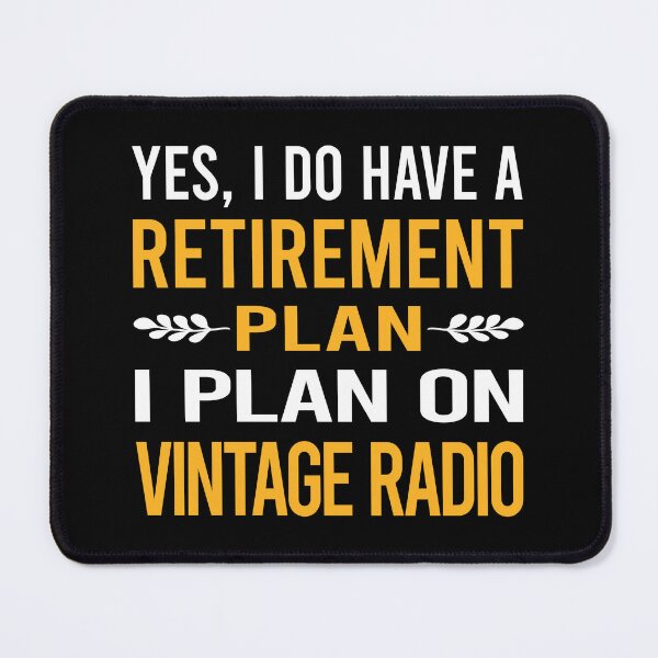 Item preview, My Retirement Plan Vintage Radio designed and sold by shannonim7t.