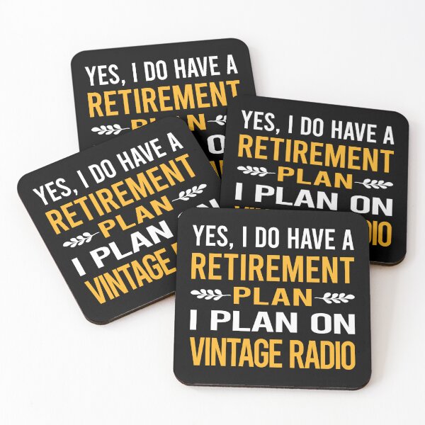 Item preview, My Retirement Plan Vintage Radio designed and sold by shannonim7t.