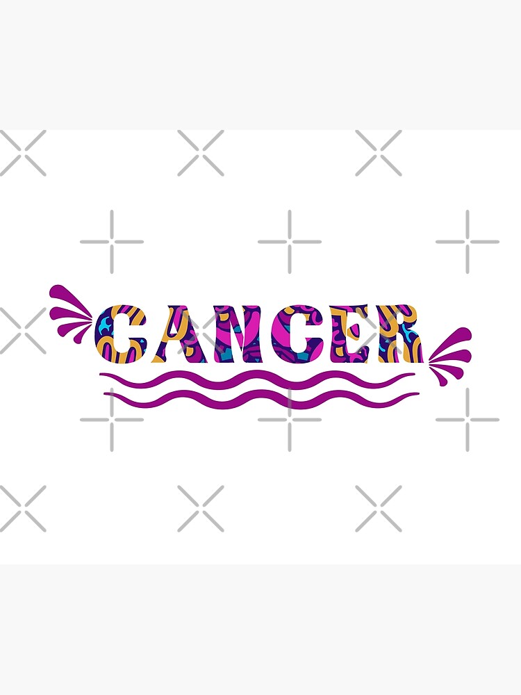 "Cancer sign The Cute Cancer Text" Poster for Sale by MAPELPOD