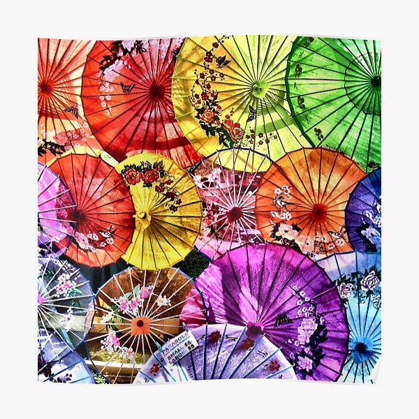 Parasols Poster