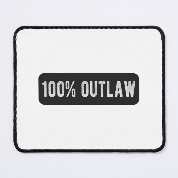 Item preview, 100 Outlaw - Cool Motorcycle Or Funny Helmet Stickers And Bikers Gifts designed and sold by LiLacBoutiquet.