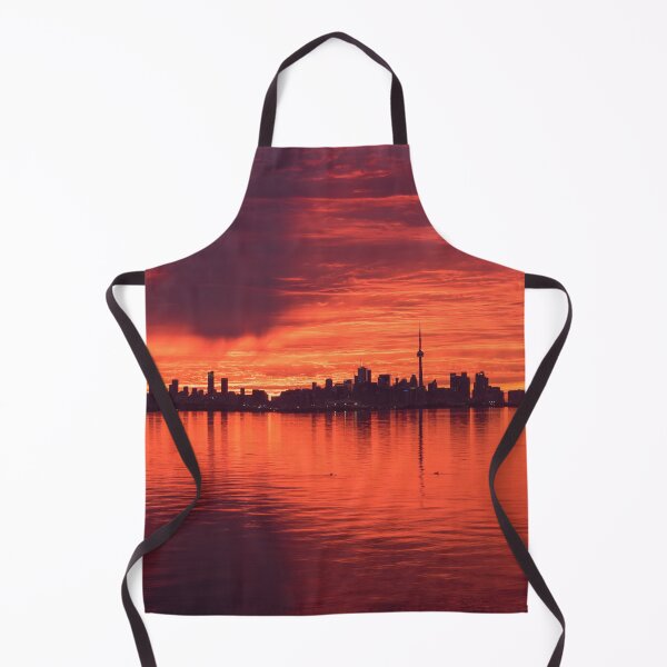 Item preview, Shadows of Clouds - Resplendent Sunup Behind Toronto Distinctive Skyline designed and sold by Georgia Mizuleva.