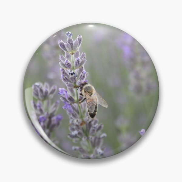 Item preview, Honeybee On Lavender Close Up Photography designed and sold by taiche.