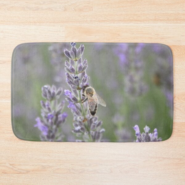 Item preview, Honeybee On Lavender Close Up Photography designed and sold by taiche.