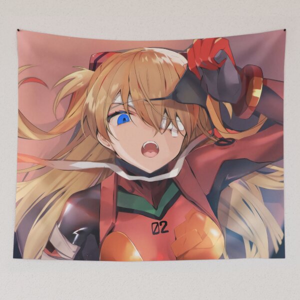 Item preview, Asuka Langley Soryu Neon Genesis Evangelion Artwork For Fan designed and sold by paolaxcarrot.