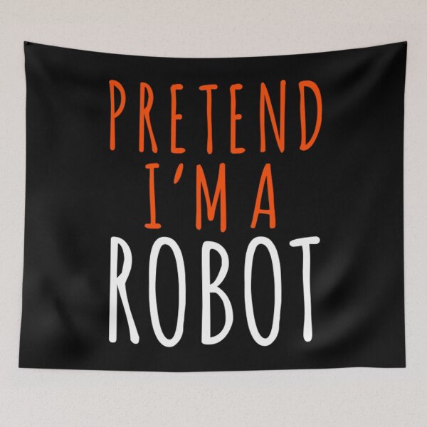 Item preview, Robot Halloween Costume T-ShirtFunny Lazy Halloween Programmer Costume - Pretend I'm a Robot Robotics IOT Lover designed and sold by LexTimmer.
