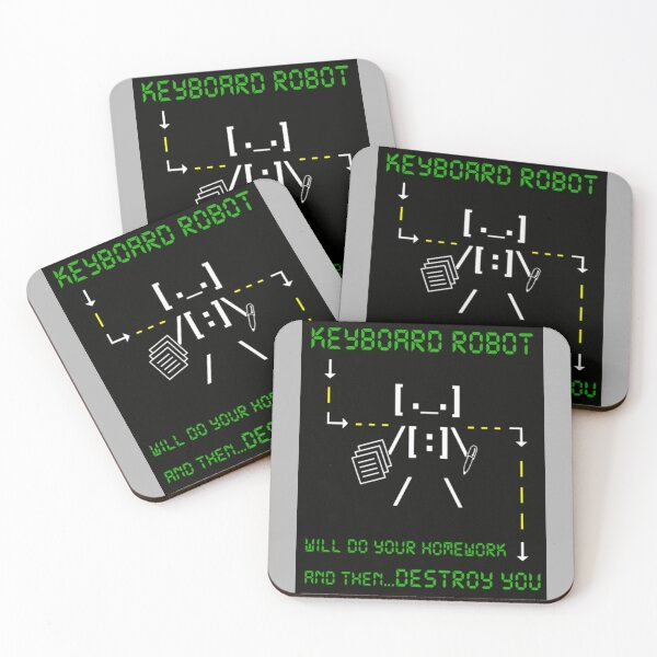 Item preview, Robot T-ShirtKEYBOARD ROBOT WILL DO YOUR HOMEWORK and then DESTROY YOU designed and sold by LexTimmer.