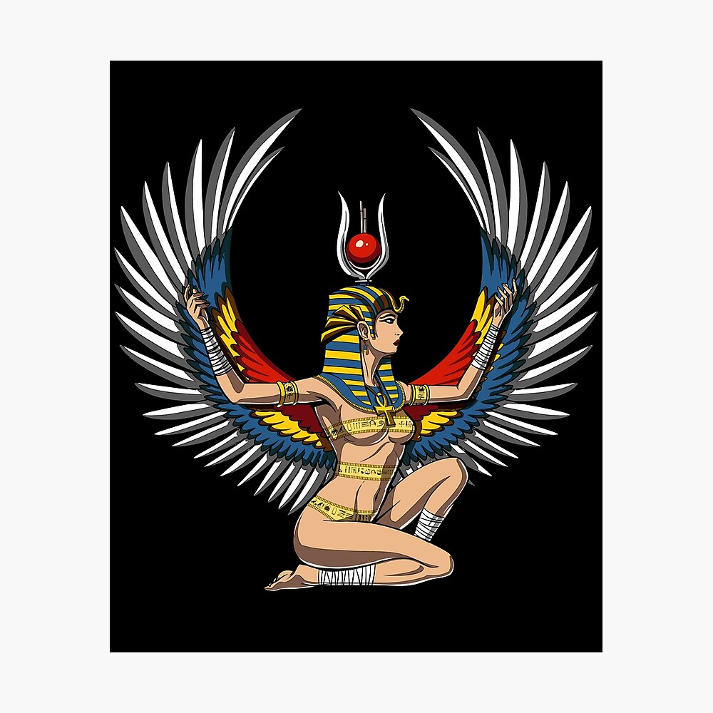 Egyptian Goddess Isis  Poster for Sale by Nikolay Todorov  Redbubble