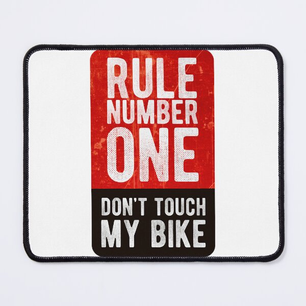 Item preview, Don_t Touch My Bike - Cool Motorcycle Or Bike Sticker designed and sold by LiLacBoutiquet.