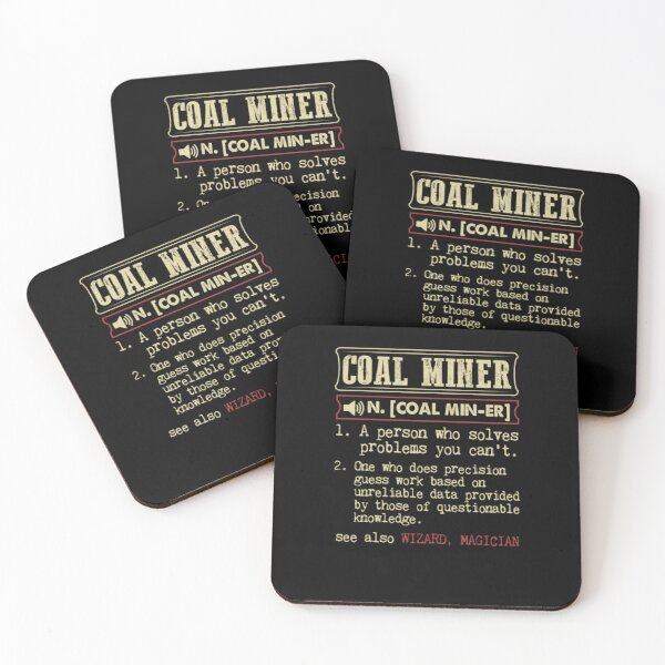 Item preview, Coal Miner Definition Funny Gift designed and sold by aryagiri.