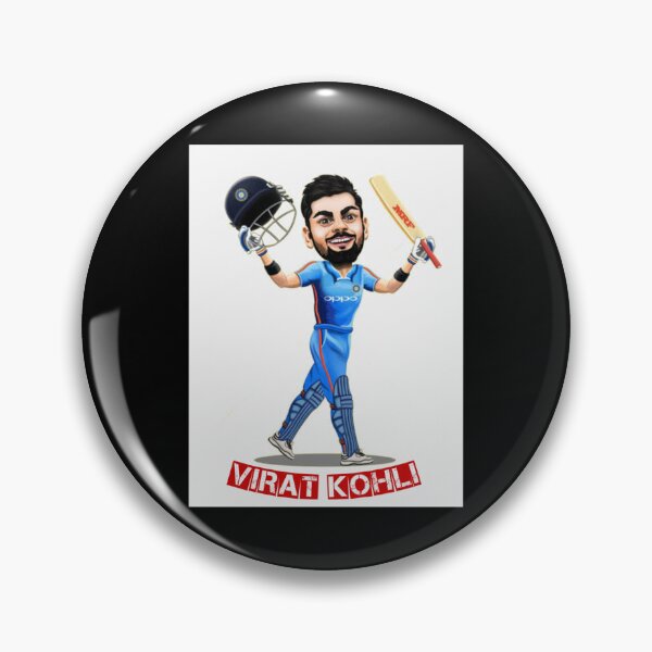 Artikelvorschau, Virat Kohli Aufkleber-Klassiker-T-Shirt entworfen und verkauft von felyn3gloria.