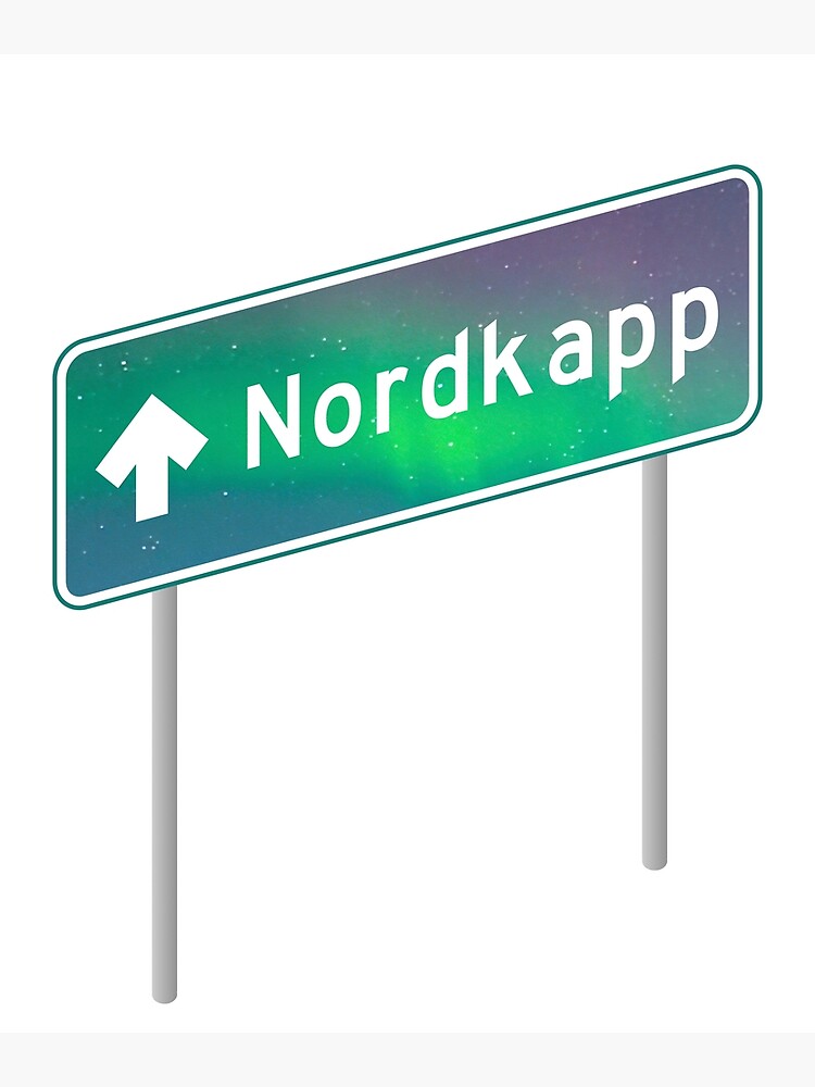 "Nordkapp" Poster for Sale by WordsMaps | Redbubble