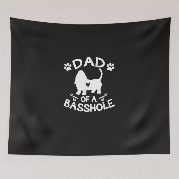 Item preview, Mens Dad Of A Basshole Basset designed and sold by deryroug.