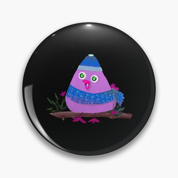 Item preview, Oiseau texturé violet, fushia et bleu designed and sold by KhalilStamm.