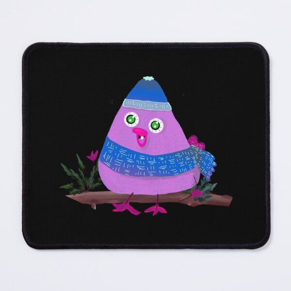 Item preview, Oiseau texturé violet, fushia et bleu designed and sold by KhalilStamm.