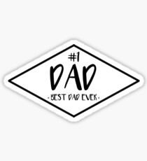 #1 Dad Sticker