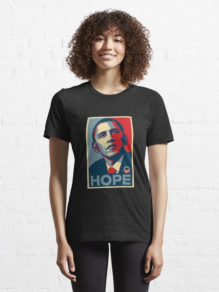 Forfærdeligt Reduktion Rejse tiltale Barack Obama Hope Poster Classic TShirt421" Essential T-Shirt for Sale by  GerardMartos | Redbubble