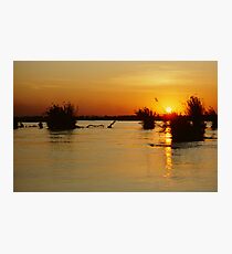 Sunset in the Zambezi Escarpment Photographic Print