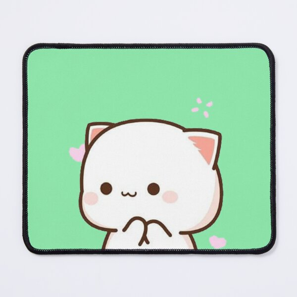 Item preview, Peach Cat Is Falling In Love designed and sold by gingersweet.