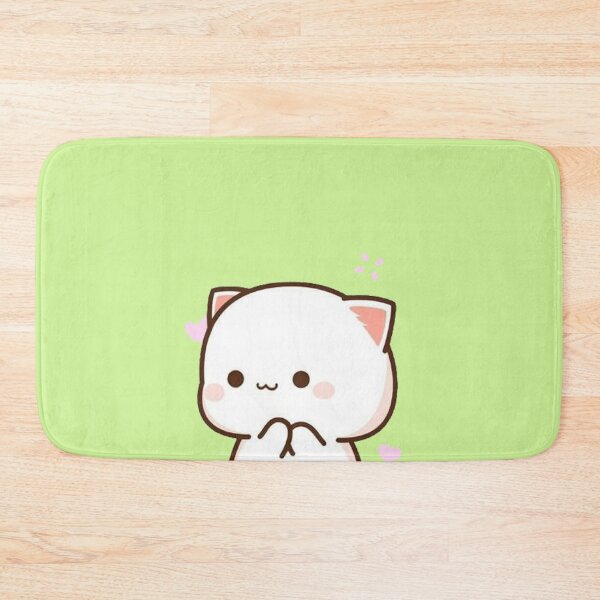 Item preview, Peach Cat Is Falling In Love designed and sold by gingersweet.