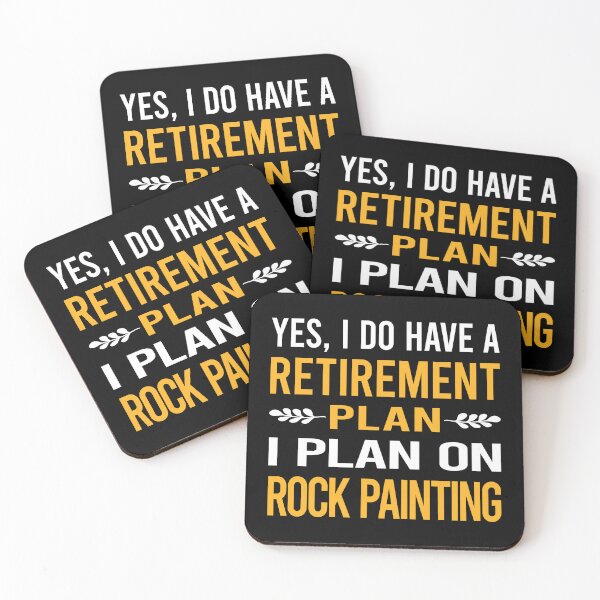 Item preview, My Retirement Plan Rock Painting designed and sold by shannonim7t.