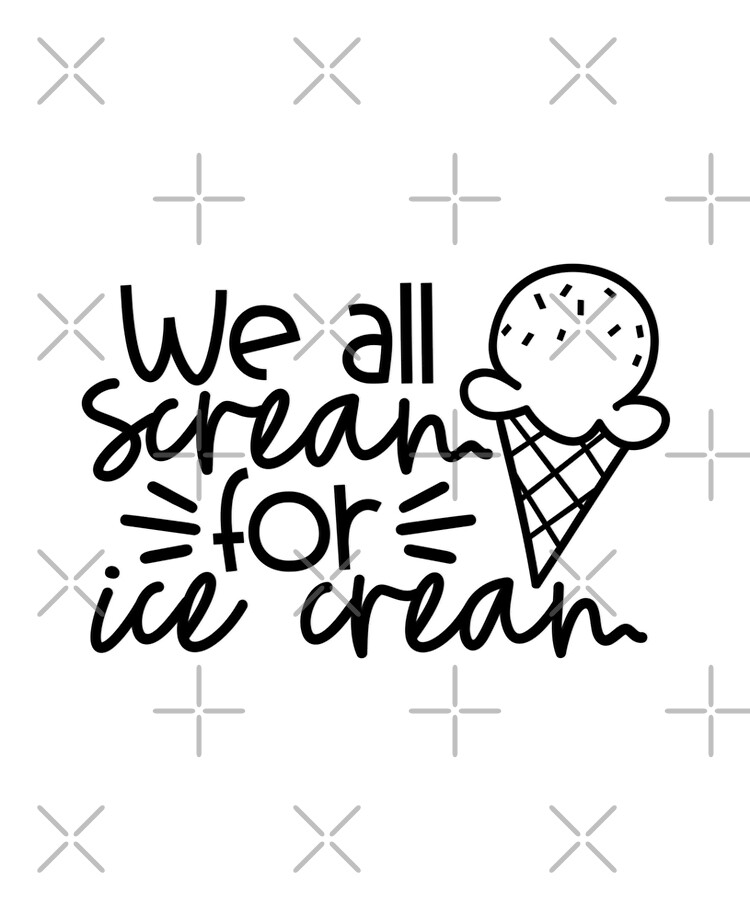 I Scream You Scream , We All Scream For Ice Cream iPad Case