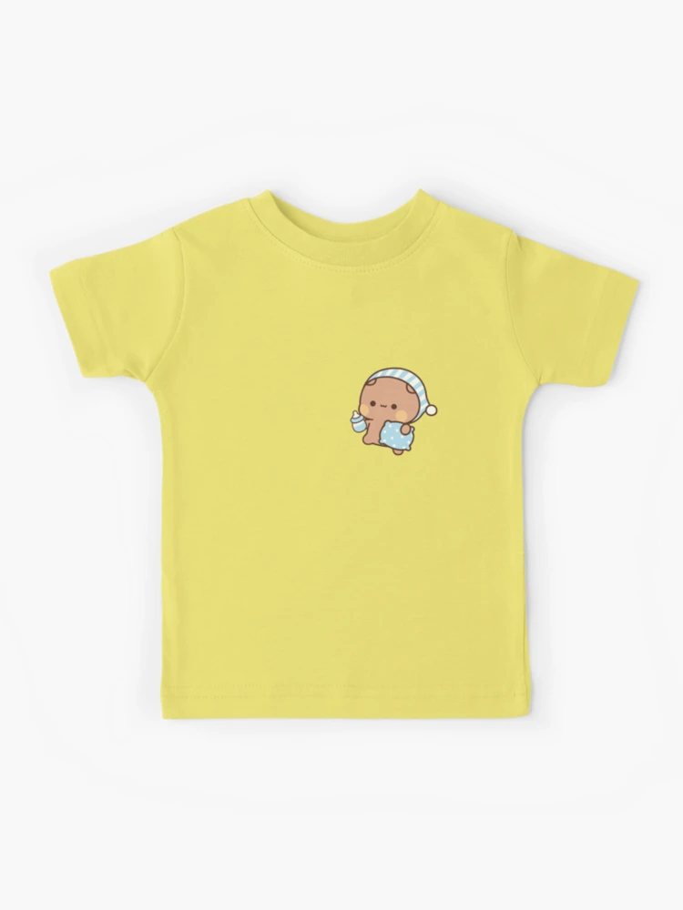 ★ TOOMUCHTAX★ Sleeping Bear Baby T-Shirt Yellow T25SSTS76 Cute Dudu Is Going To Sleep