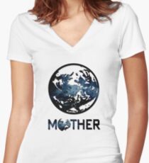 Earthbound Logo Fitted V-Neck T-Shirt