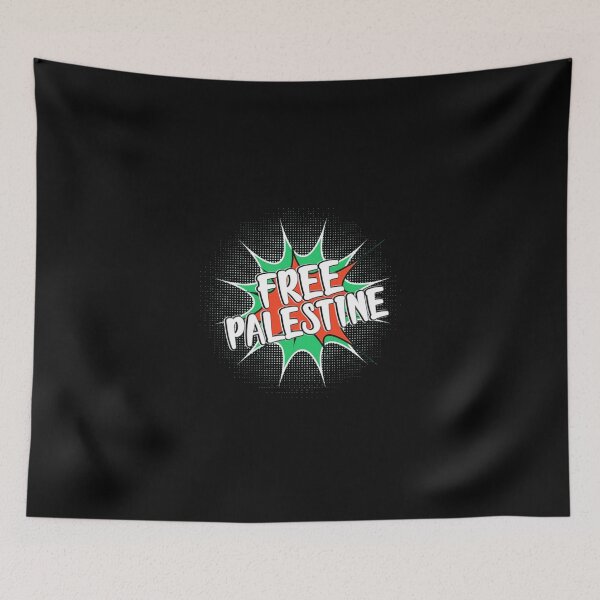 Item preview, Free Palestine Comic Book Style Essential T-Shirt designed and sold by addeoovrteqt.