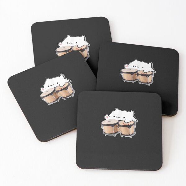 Item preview, Funny Bongo cat designed and sold by grashaloewe.